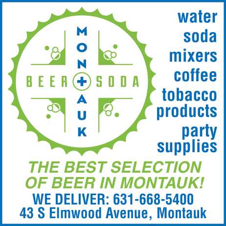 Montauk Beer and Soda Print Ad