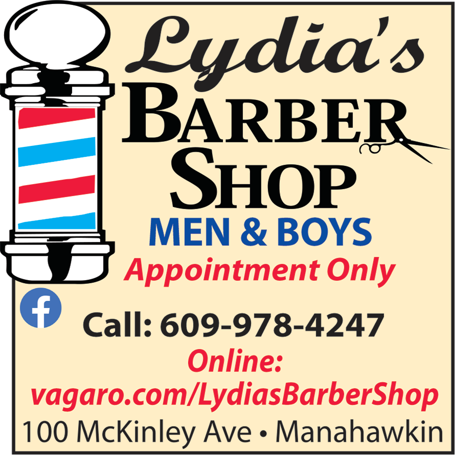 Lydia's Barber Shop Print Ad