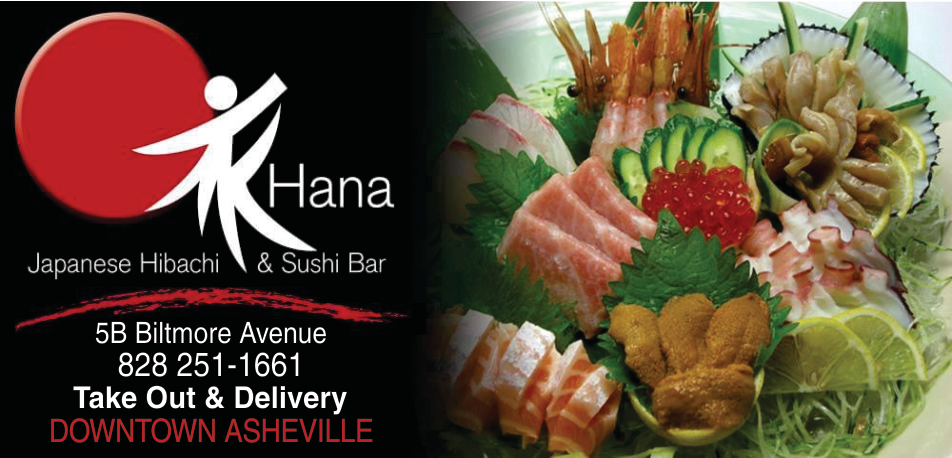 Hana Japanese Hibachi and Sushi Bar Print Ad