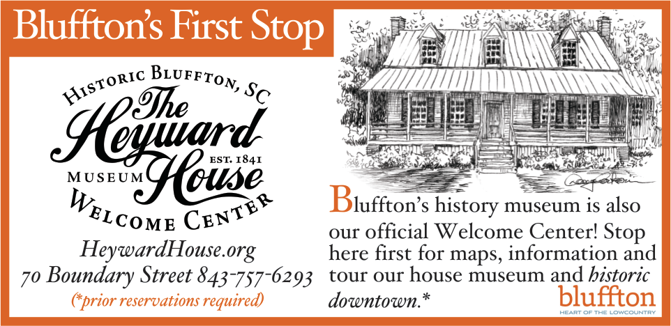 The Heyward House Museum and Welcome Center Print Ad