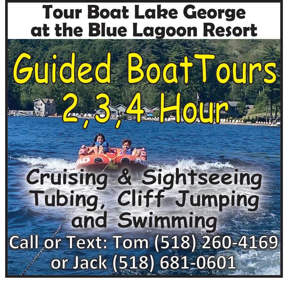 Tour Boat Lake George Print Ad