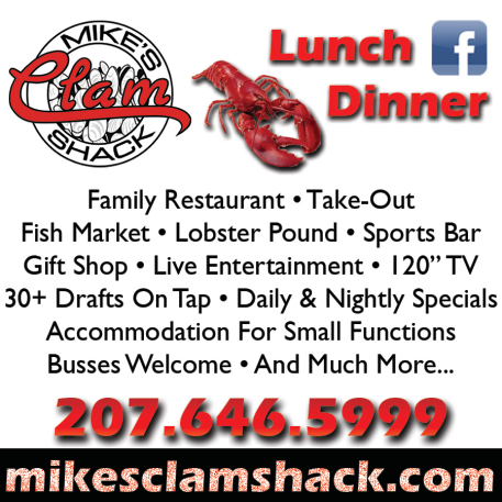 Mike's Clam Shack Print Ad