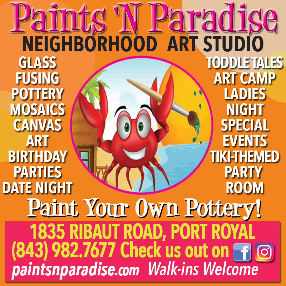 Paints N Paradise Print Ad
