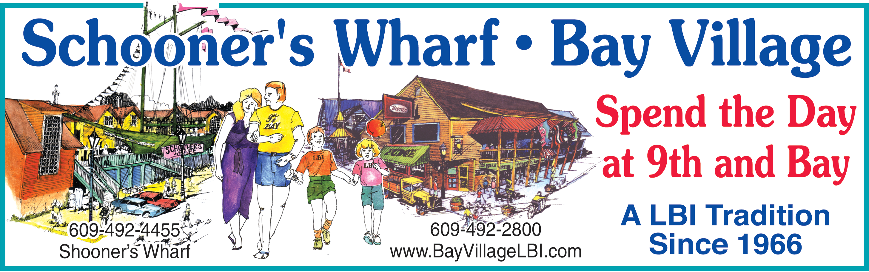 Bay Village & Schooner's Wharf Print Ad