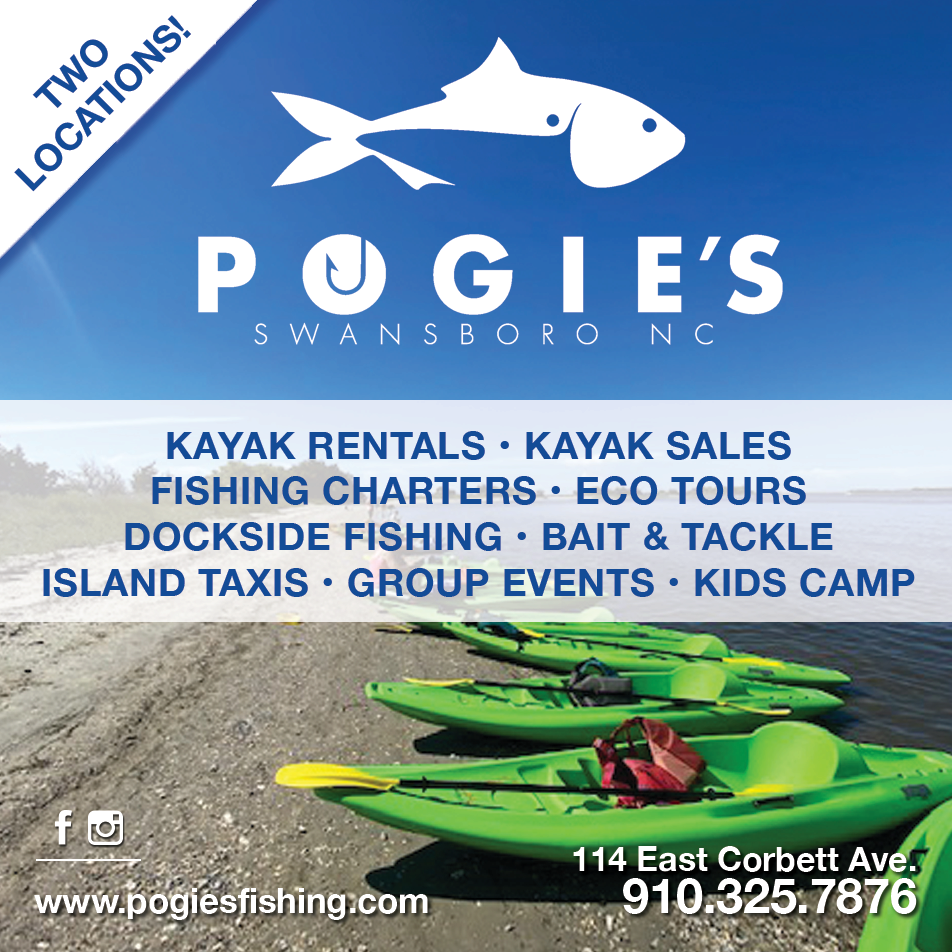 Pogies Fishing Center Print Ad