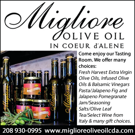 Migliore Olive Oil in Coeur d'Alene Print Ad