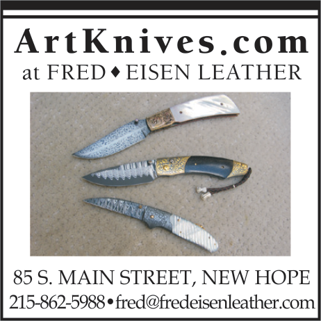 Art Knives at Fred Eisen Leather Print Ad