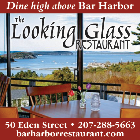 The Looking Glass Restaurant  Print Ad