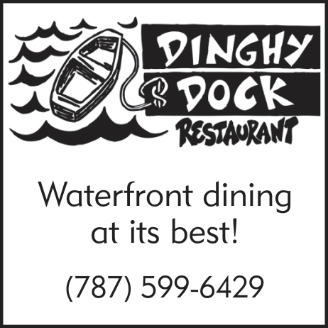 Dinghy Dock Restaurant Print Ad