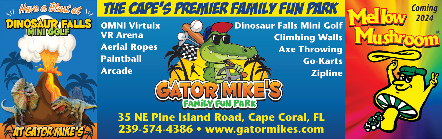Gator Mike's Family Fun Park Print Ad