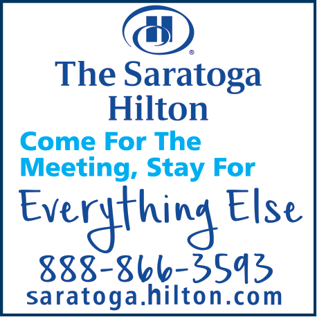 The Saratoga Hilton Print Ad