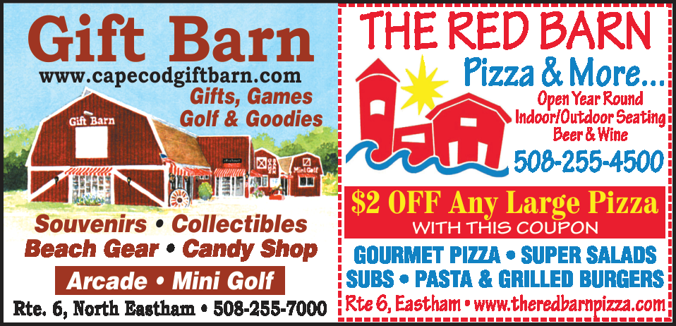 Gift Barn & Red Barn Pizza hero image