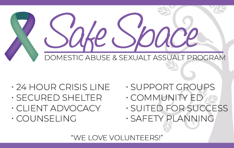 Safe Space Domestic Violence & Sexual Assault Shelter & Advocacy Services hero image