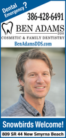 Ben Adams DDS Cosmetic & Family Dentistry mini hero image