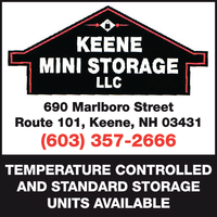 Keene Mini Storage mini hero image