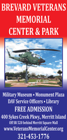 Brevard Veterans Memorial Center & Park mini hero image