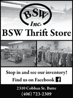 BSW Thrift Store mini hero image