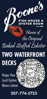 Boone's Fish House & Oyster Room mini hero image