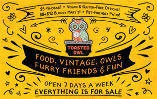 The Toasted Owl Cafe mini hero image
