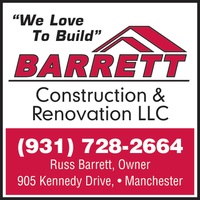 Barrett Construction mini hero image