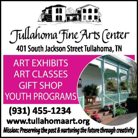 Tullahoma Fine Arts Center hero image