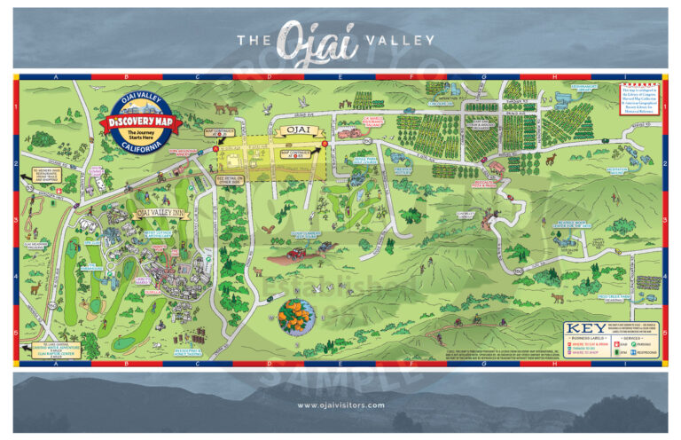 Ojai Ca Discovery Map 