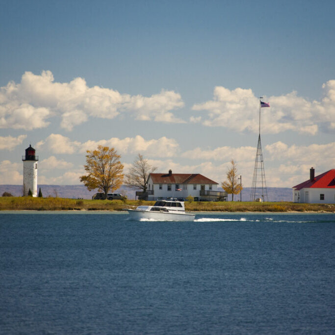Whiskey Point Light House Beaver Island Michigan USA