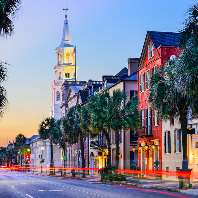 Charleston,,South,Carolina,,Usa,Cityscape,In,The,Historic,French,Quarter