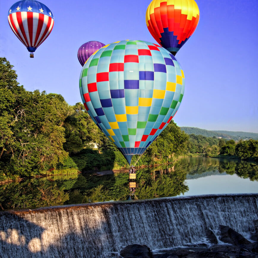 Hot,Air,Balloon,Quechee,Vt