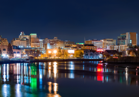 Wilmington Skyline Night 0822 SS_345587876