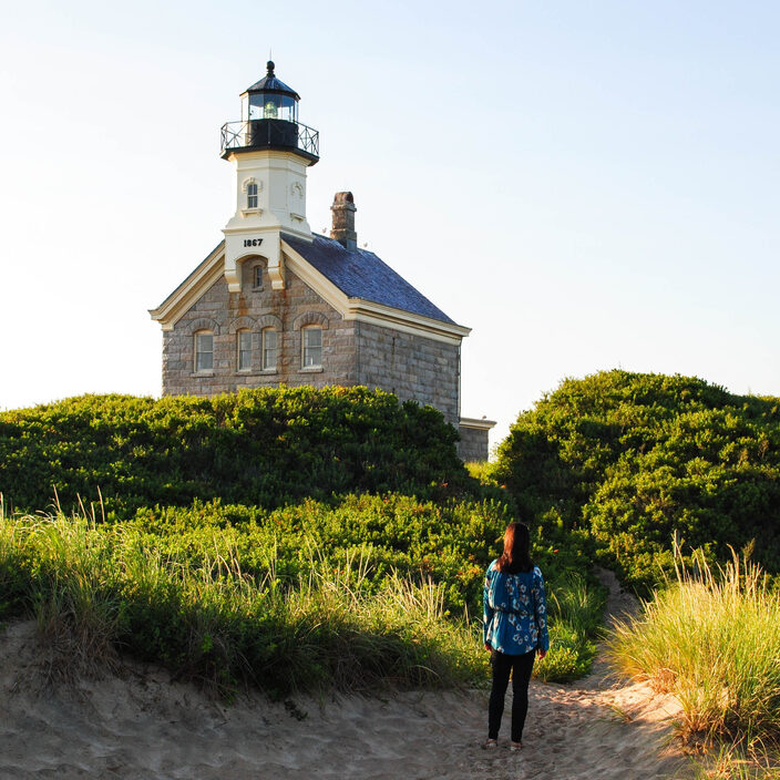 Northern,Lighthouse,On,Block,Island,,Rhode,Island