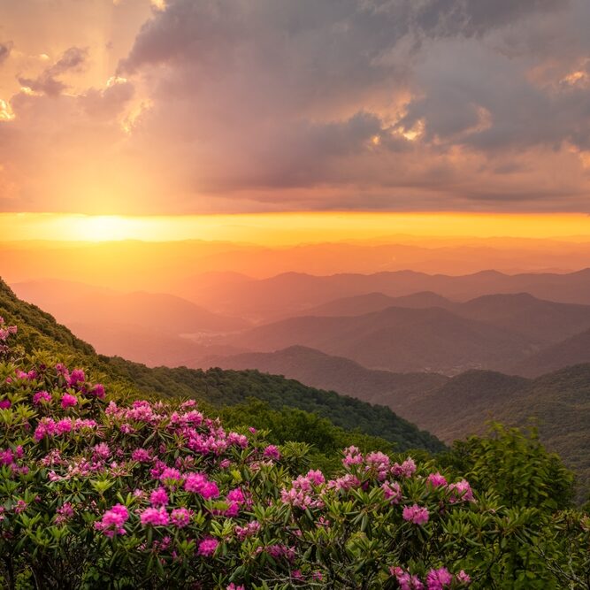 The,Great,Craggy,Mountains,Along,The,Blue,Ridge,Parkway,In