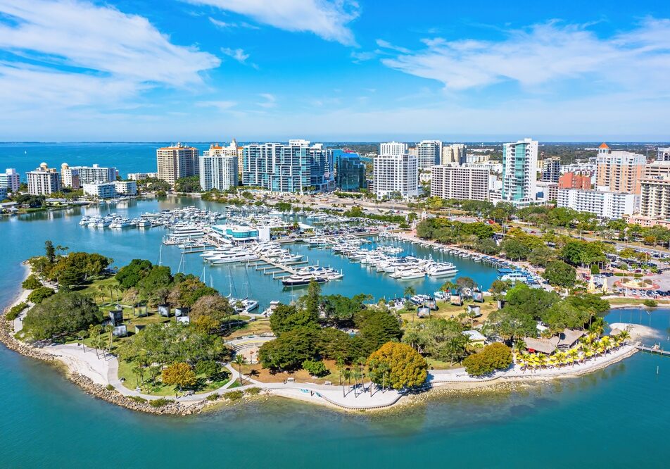 Sarasota,Florida,Downtown,Bayfront,Park,Marina,Jacks,Golden,Gate