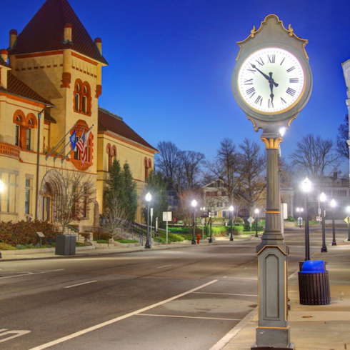 westerly-ri-downtown-clock